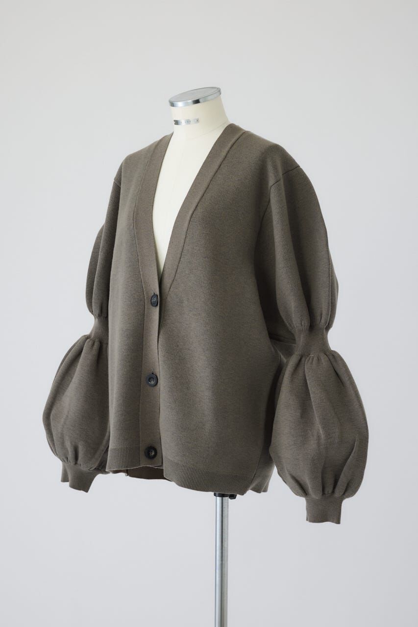 RIM.ARK 「Volume sleeve knit CD」|カーディガン|