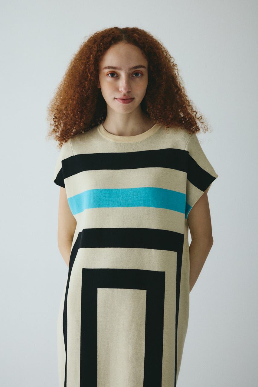 HeRIN.CYE「Square knit  one piece」|ワンピース|