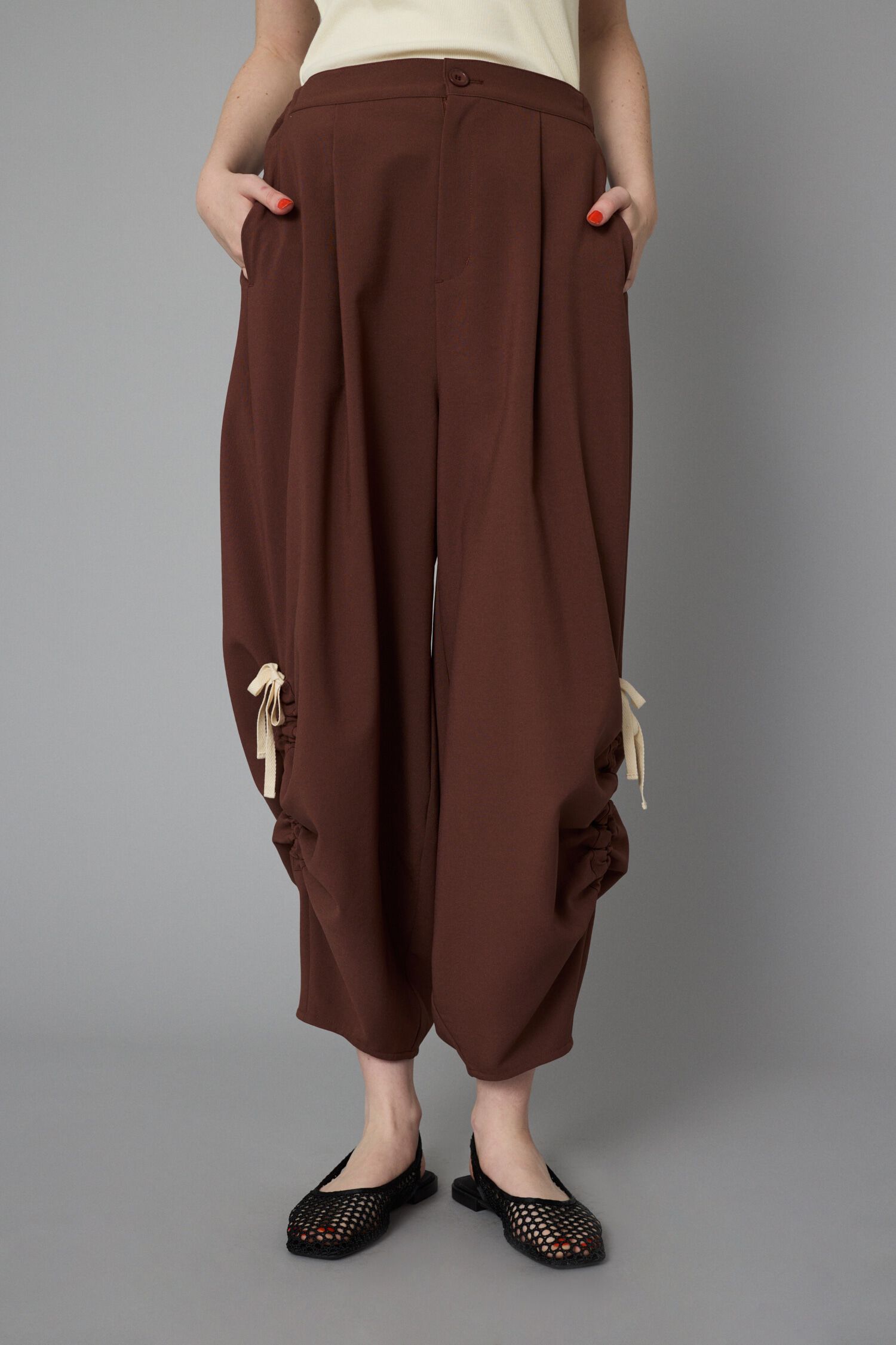 HeRIN.CYE「Side gather pants」|その他|