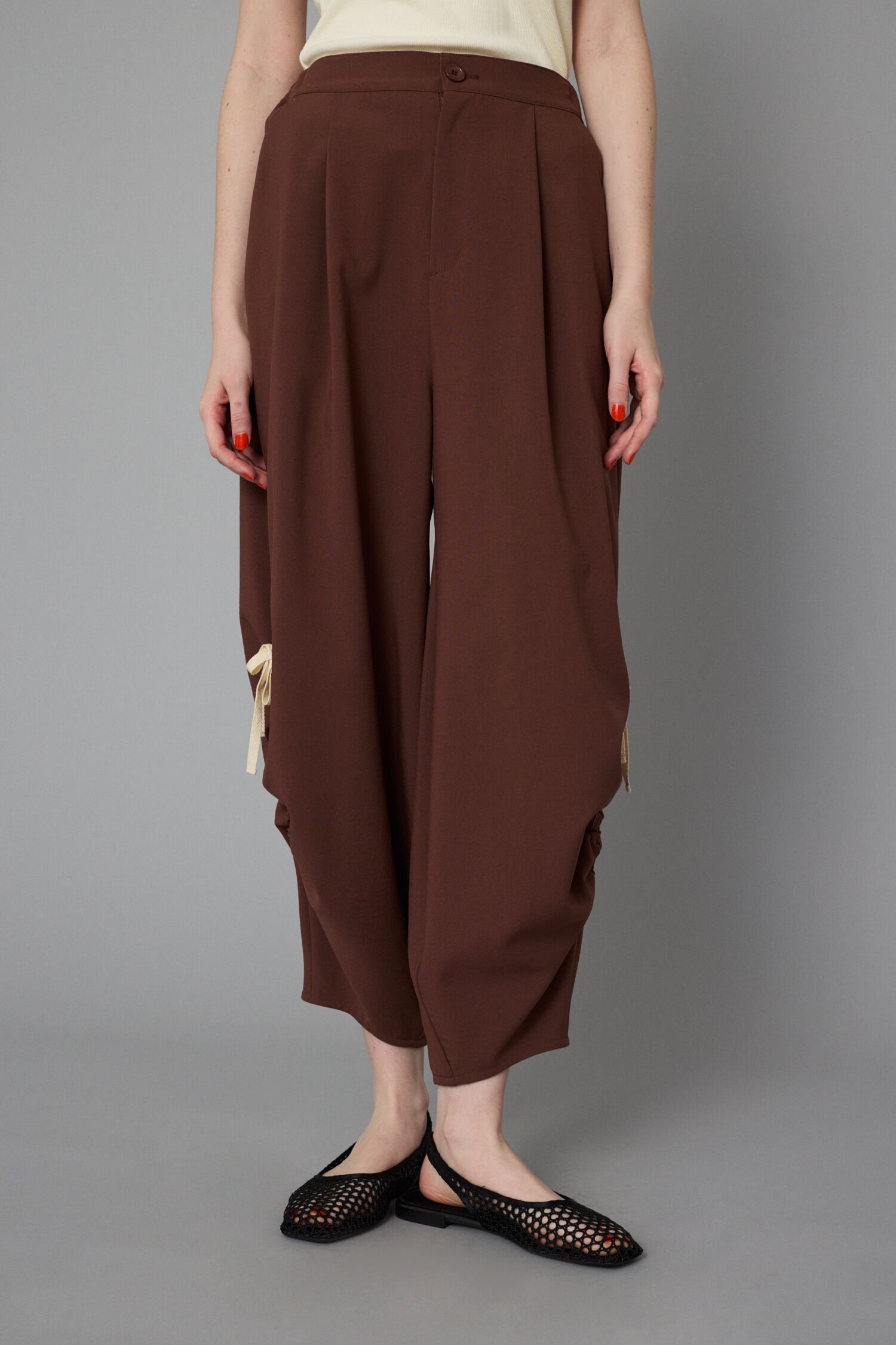 HeRIN.CYE「Side gather pants」|その他|