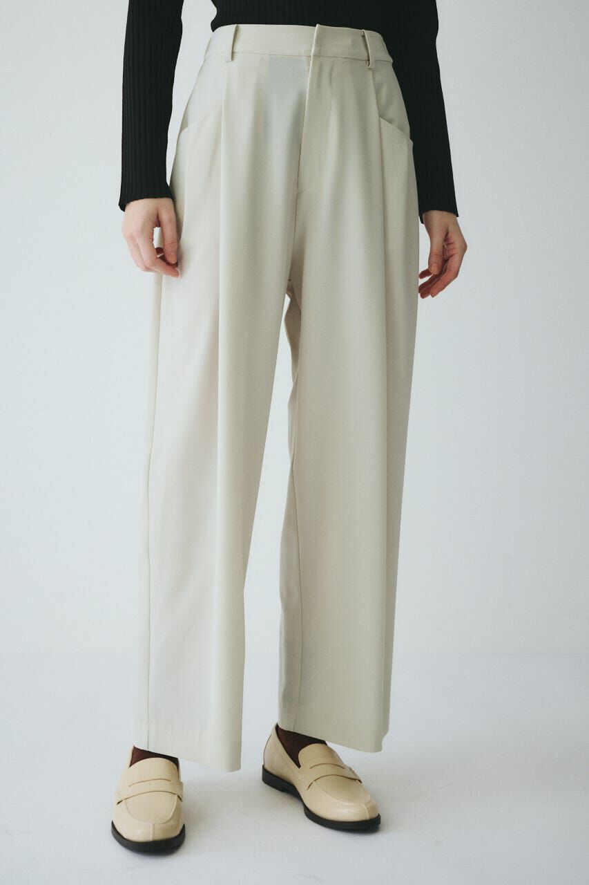 HeRIN.CYE「Straight tuck pants」|その他|O/WHT1