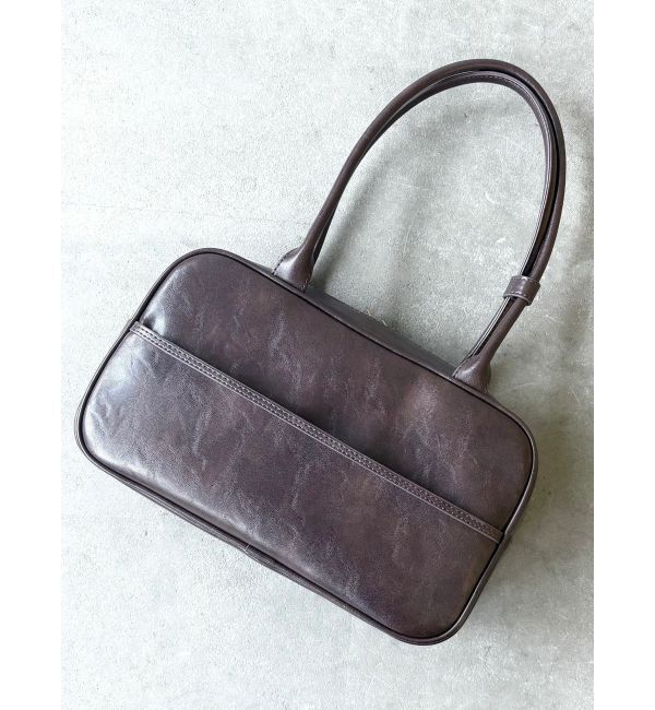 CALNAMUR「ヴィンテージフェイクレザーボストンバッグ」|その他|