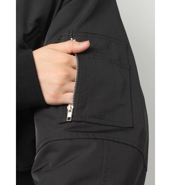 CALNAMUR「ファーカラーバルーンブルゾン」|ブルゾン・スタジャン|