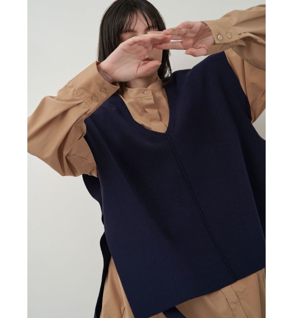 ELENDEEK「KNIT VEST LAYERED SH OP」|ワンピース|