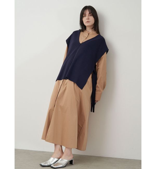 ELENDEEK「KNIT VEST LAYERED SH OP」|ワンピース|