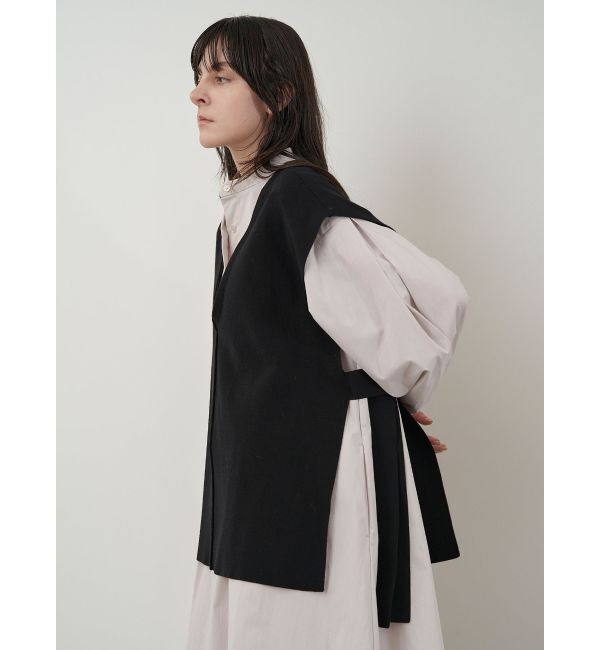 ELENDEEK「KNIT VEST LAYERED SH OP」|ワンピース|