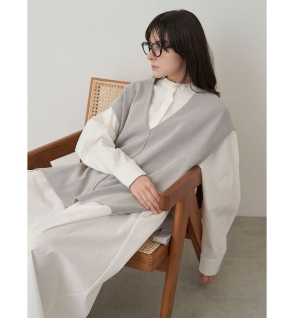 ELENDEEK「KNIT VEST LAYERED SH OP」|ワンピース|