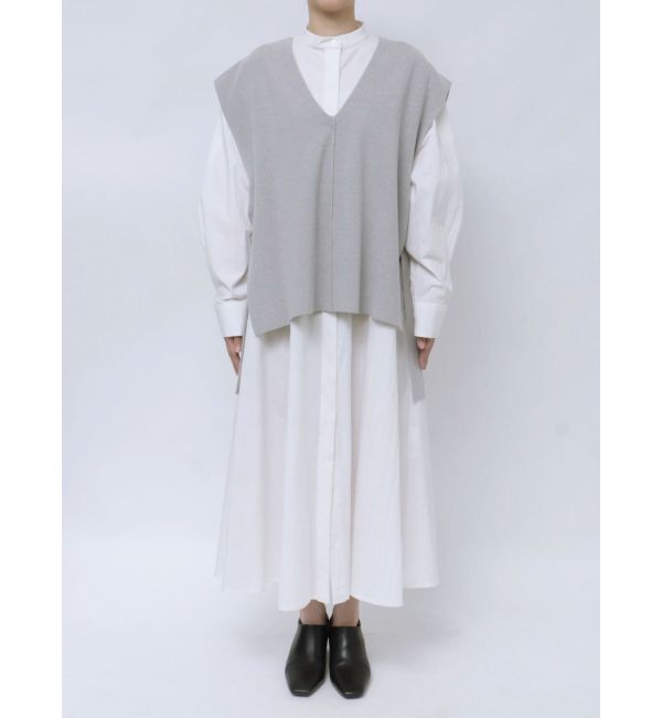 ELENDEEK「KNIT VEST LAYERED SH OP」|ワンピース|