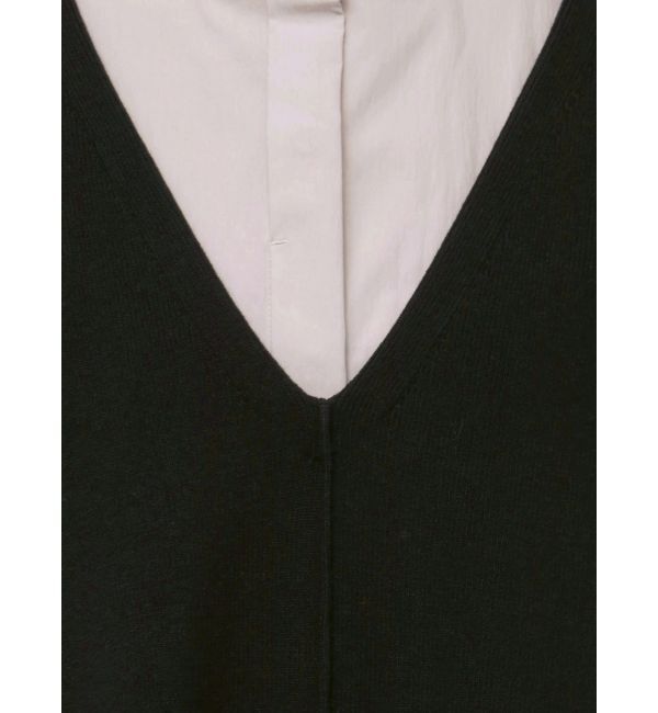 ELENDEEK「KNIT VEST LAYERED SH OP」|ワンピース|