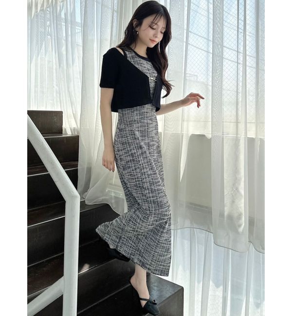 RESEXXY「チャームリブニットカーディガン【セットアップ着用可能】」|カーディガン|