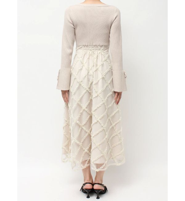 RESEXXY「ドッキングニットフレアワンピース」|ワンピース|