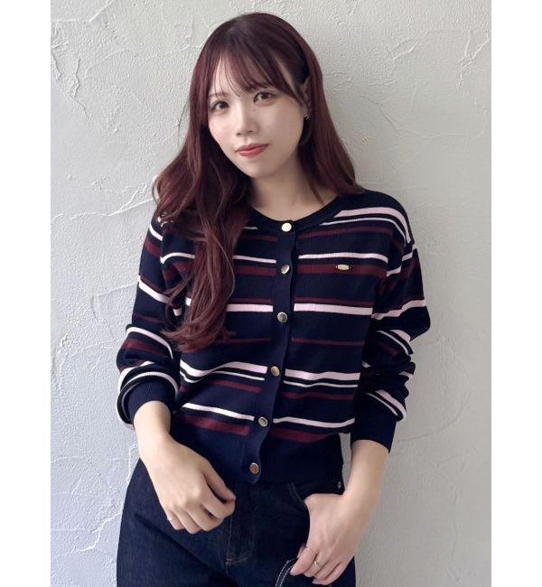 dazzlin「プレートシンプルカーディガン」|カーディガン|