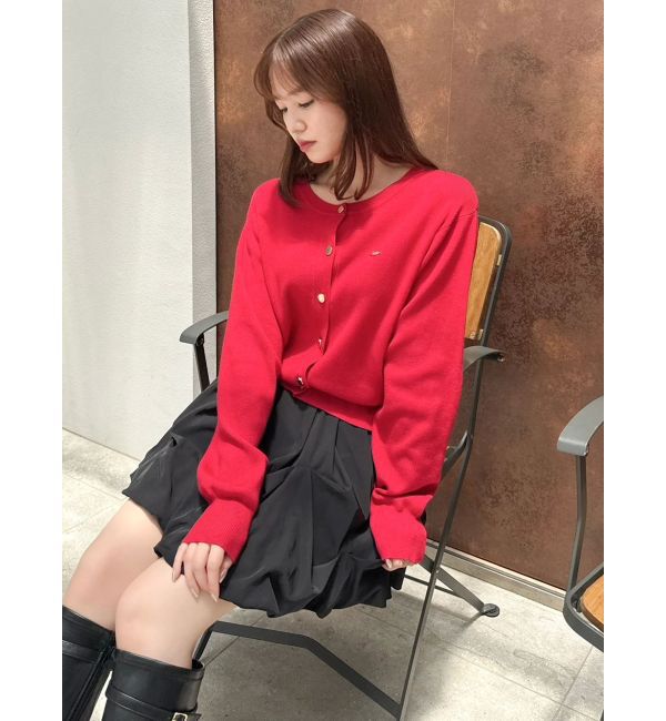 dazzlin「プレートシンプルカーディガン」|カーディガン|