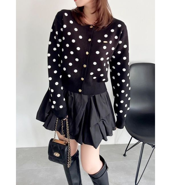 dazzlin「プレートシンプルカーディガン」|カーディガン|