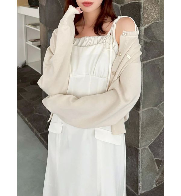 dazzlin「プレートシンプルカーディガン」|カーディガン|