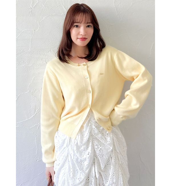 dazzlin「プレートシンプルカーディガン」|カーディガン|