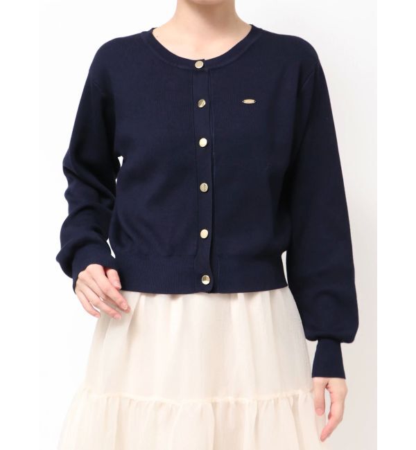 dazzlin「プレートシンプルカーディガン」|カーディガン|