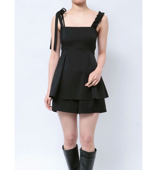 dazzlin「ペプラムロンパース」|ワンピース|