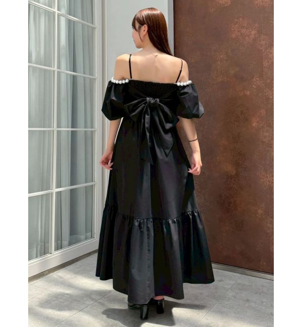 dazzlin「【吉田朱里】パール2wayボリュームワンピース」|ワンピース|