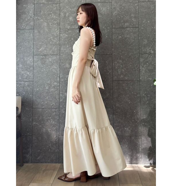 dazzlin「【吉田朱里】パール2wayボリュームワンピース」|ワンピース|