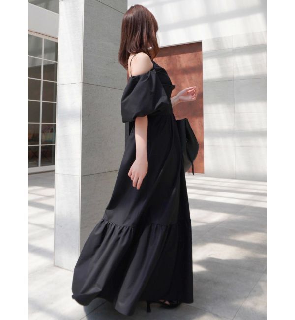 dazzlin「【吉田朱里】パール2wayボリュームワンピース」|ワンピース|