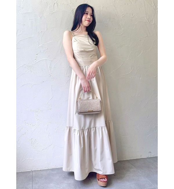 dazzlin「【吉田朱里】パール2wayボリュームワンピース」|ワンピース|