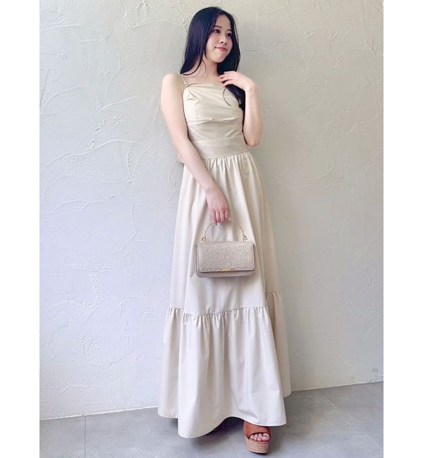 dazzlin「【吉田朱里】パール2wayボリュームワンピース」|ワンピース|