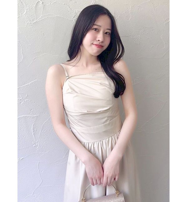 dazzlin「【吉田朱里】パール2wayボリュームワンピース」|ワンピース|