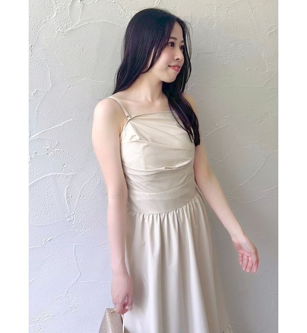 dazzlin「【吉田朱里】パール2wayボリュームワンピース」|ワンピース|