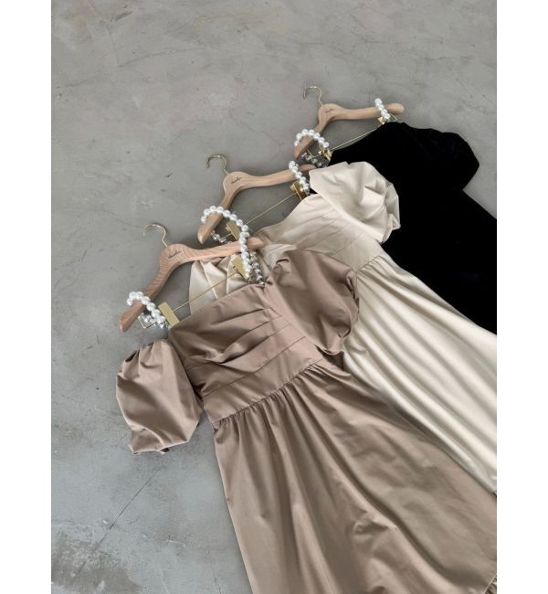 dazzlin「【吉田朱里】パール2wayボリュームワンピース」|ワンピース|