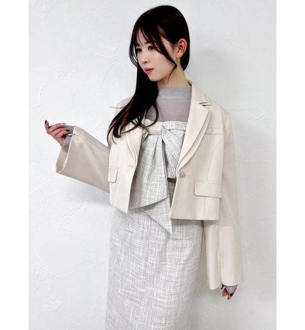 dazzlin「リボンデザインIラインワンピース」|ワンピース|