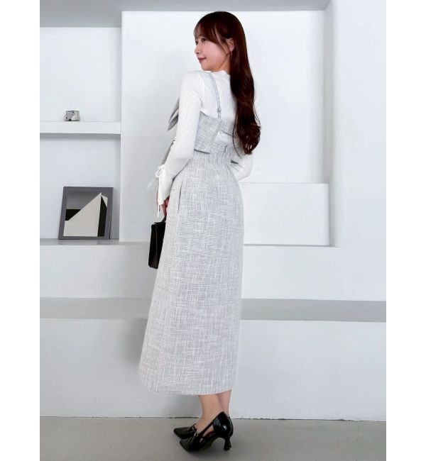 dazzlin「リボンデザインIラインワンピース」|ワンピース|