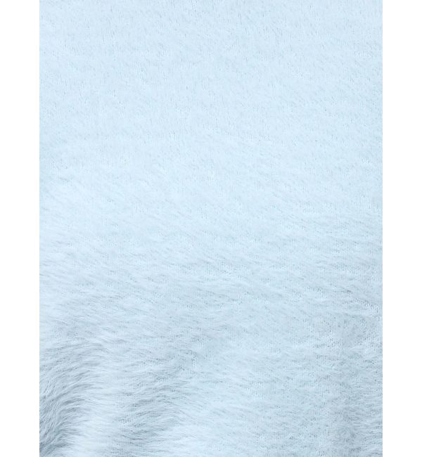 MERCURYDUO「オープンショルダーミニシャギーニット」|ニット・セーター|