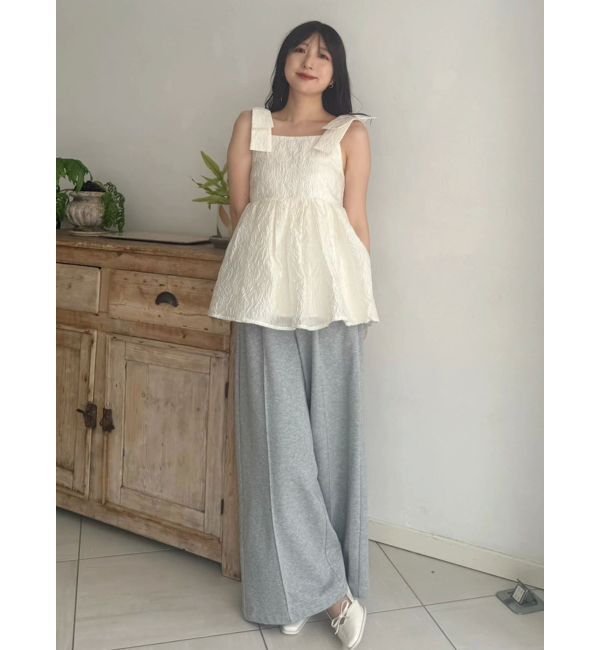 MERCURYDUO「【WEB限定】裏毛センターシームパンツ」|その他|