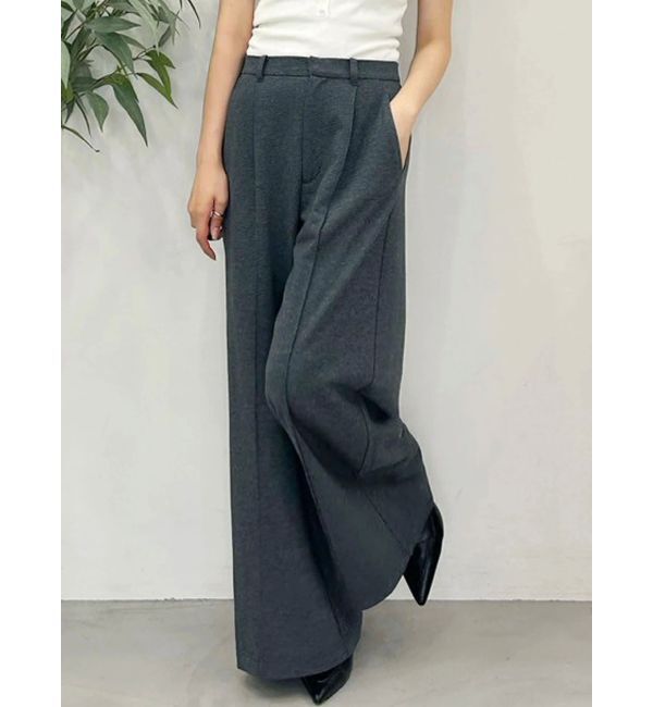 MERCURYDUO「【WEB限定】裏毛センターシームパンツ」|その他|チャコールグレー