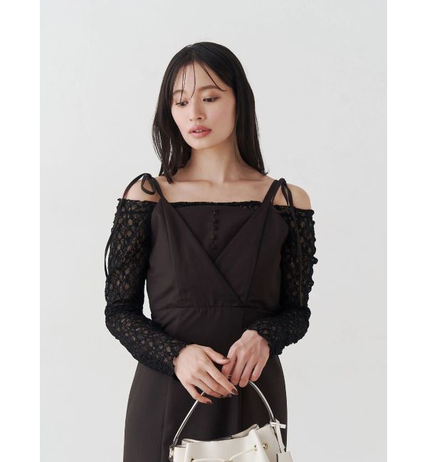 MERCURYDUO「レースパネル切替ワンピース」|ワンピース|