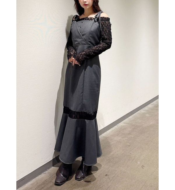 MERCURYDUO「レースパネル切替ワンピース」|ワンピース|