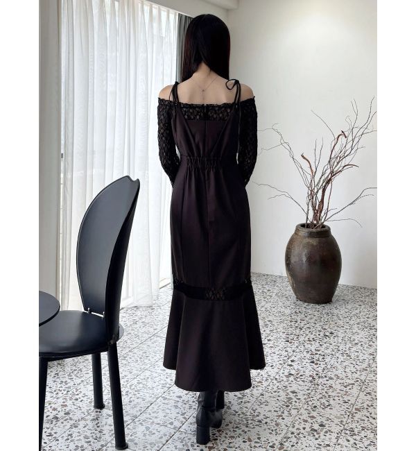 MERCURYDUO「レースパネル切替ワンピース」|ワンピース|