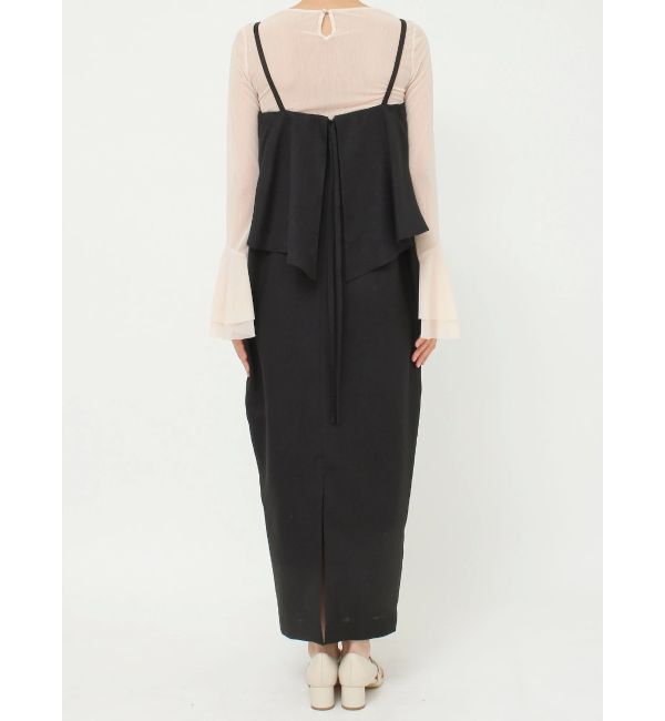 LAGUNAMOON「バッグラペルキャミワンピース」|ワンピース|