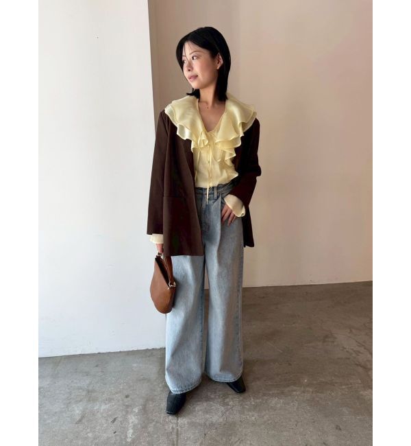 LAGUNAMOON「【WEB限定カラーあり】コードエンブロイダリーニットカーデ」|カーディガン|