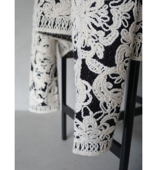 LAGUNAMOON「【WEB限定カラーあり】コードエンブロイダリーニットカーデ」|カーディガン|