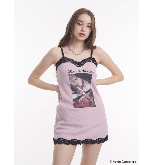 jouetie「【KevinCummins&times;jouetie】レースキャミワンピース」|ワンピース|