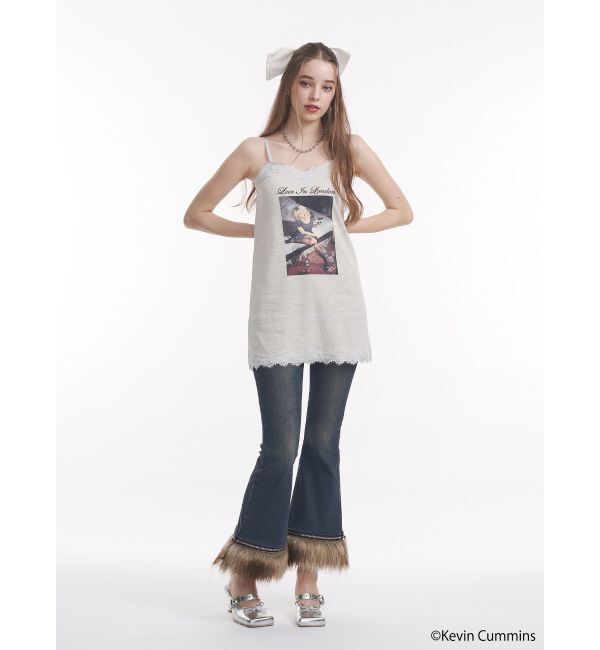 jouetie「【KevinCummins&times;jouetie】レースキャミワンピース」|ワンピース|