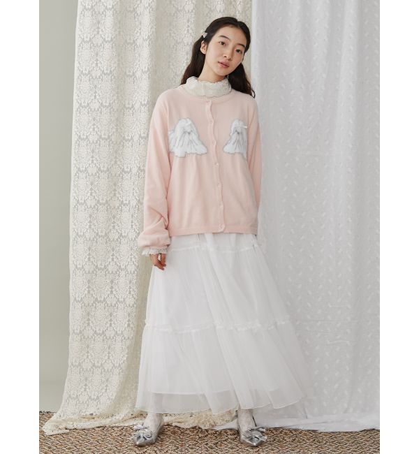 merry jenny「ドロストチュールキャミワンピース」|ワンピース|