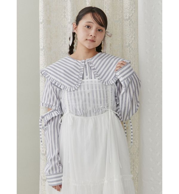 merry jenny「ドロストチュールキャミワンピース」|ワンピース|
