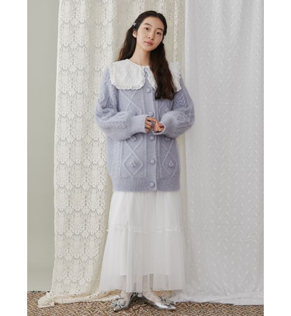 merry jenny「ドロストチュールキャミワンピース」|ワンピース|