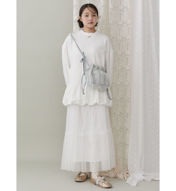 merry jenny「ドロストチュールキャミワンピース」|ワンピース|