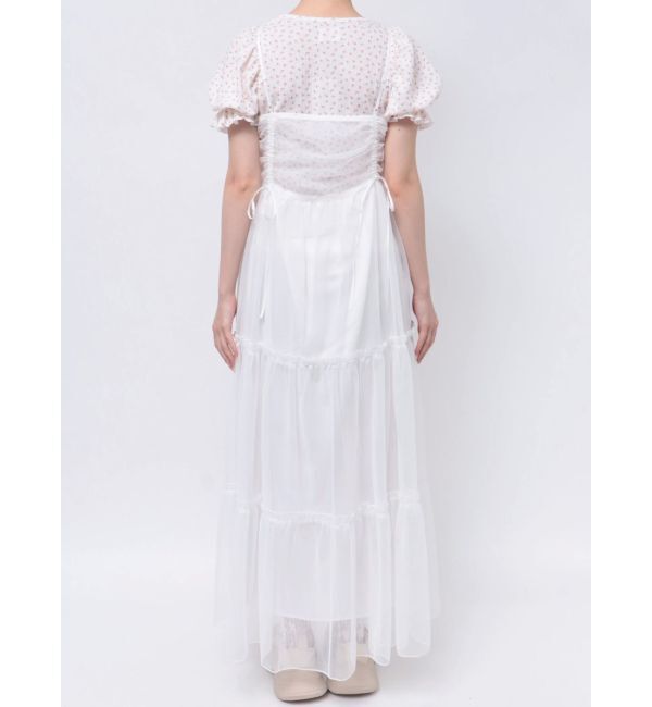 merry jenny「ドロストチュールキャミワンピース」|ワンピース|