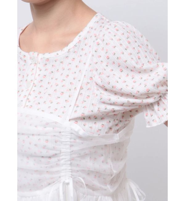 merry jenny「ドロストチュールキャミワンピース」|ワンピース|