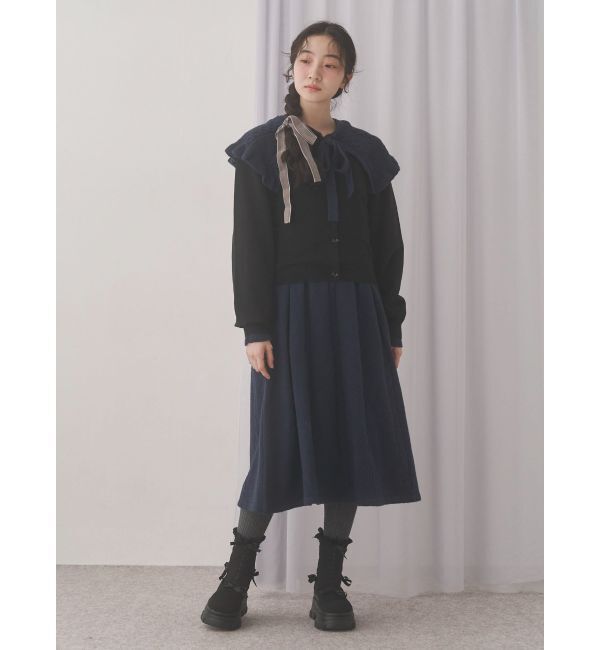 merry jenny「terrier button knit cardigan」|カーディガン|